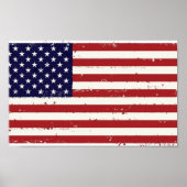 Amerikaans Poster van Amerikaanse vlag (Voorkant)