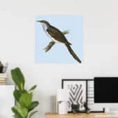 Amerikaans Poster van Cuckoo Bird (Thuiskantoor)