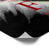 Amerikaans Poster van de Amerikaanse vlag Freedom  (Hoek)