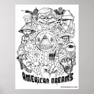 Amerikaans poster van Dreams