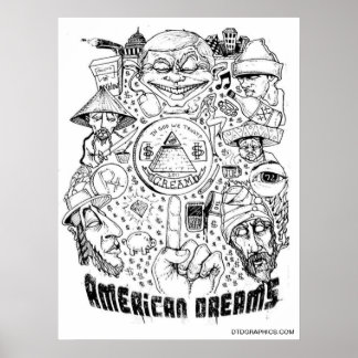 Amerikaans poster van Dreams