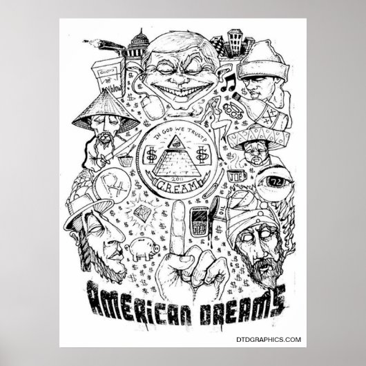 Amerikaans poster van Dreams (Voorkant)