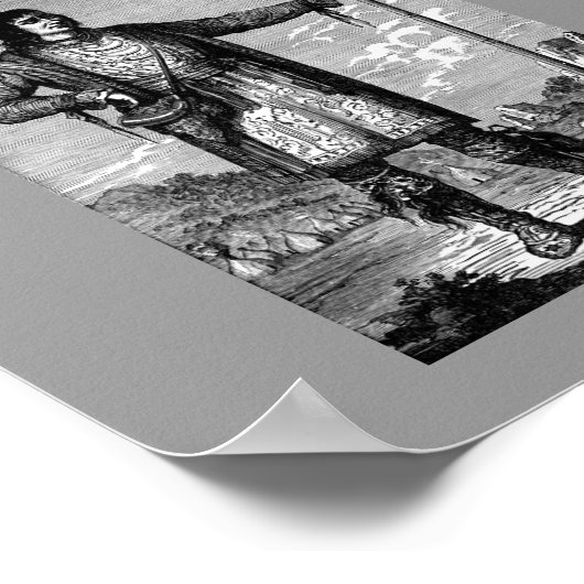 Amerikaans Poster van Indische opperbevelhebber (Hoek)