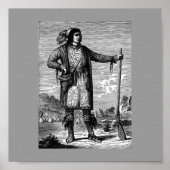 Amerikaans Poster van Indische opperbevelhebber (Voorkant)