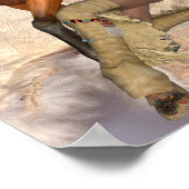 Amerikaans Poster van prinses en paarden (Hoek)