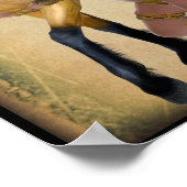 Amerikaans Poster van prinses en paarden (Hoek)