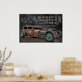 Amerikaans Poster van Rat Rod (Keuken)