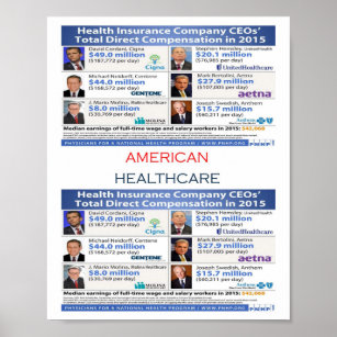 Amerikaans Poster voor gezondheidszorg