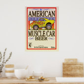 amerikaans poster voor motorrijder (Keuken)