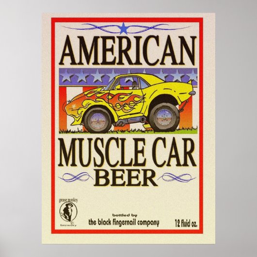 amerikaans poster voor motorrijder (Voorkant)