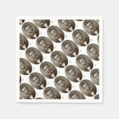 Amerikaans President Abe Lincoln  Portret Servet (Voorkant)