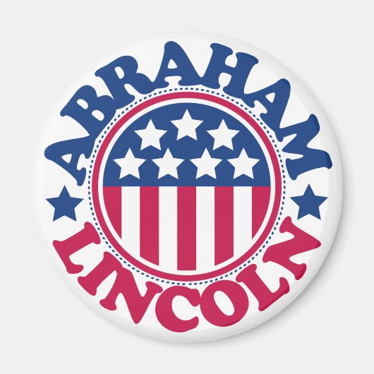 Amerikaans President Abraham Lincoln Magneet (Voorkant)