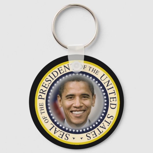 Amerikaans President Barack Obama in 2012 Sleutelhanger (Voorkant)