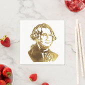 Amerikaans President George Washington Golden Chic Servet (Insitu)