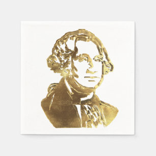 Amerikaans President George Washington Golden Chic Servet