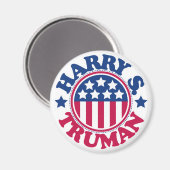 Amerikaans President Harry S Truman Magneet (Voorkant / Achterkant)