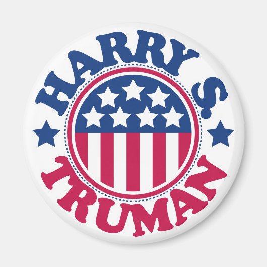 Amerikaans President Harry S Truman Magneet (Voorkant)
