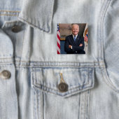 Amerikaans president Joe Biden als senator Vierkante Button 5,1 Cm (In situ)