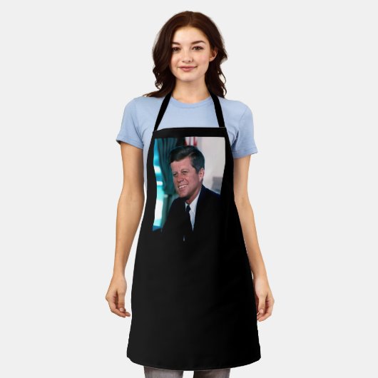 Amerikaans president John F. Kennedy in het Oval O Schort (Gedragen)