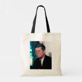 Amerikaans president John F. Kennedy in het Oval O Tote Bag (Achterkant)