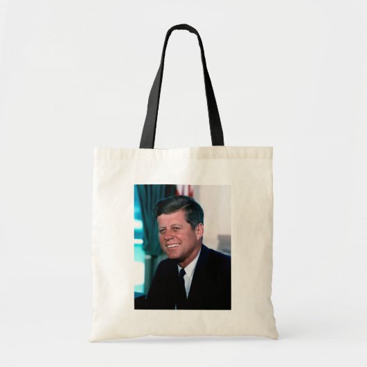 Amerikaans president John F. Kennedy in het Oval O Tote Bag (Voorkant)