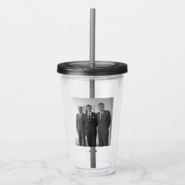 Amerikaans President John Kennedy & Broers, Camelo Acryl Drinkbeker
