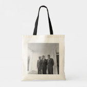 Amerikaans President John Kennedy & Broers, Camelo Tote Bag (Achterkant)