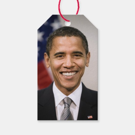 Amerikaans President kiest Barack Obama Cadeaulabel (Voorkant)