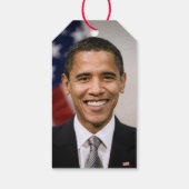 Amerikaans President kiest Barack Obama Cadeaulabel (Achterkant)