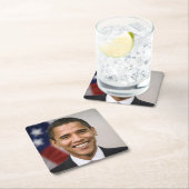 Amerikaans President kiest Barack Obama Kartonnen Onderzetters (Insitu)