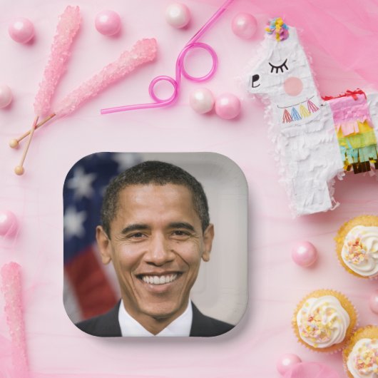 Amerikaans President kiest Barack Obama Papieren Bordje