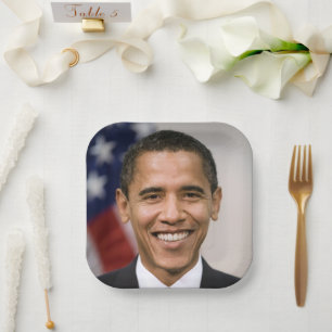Amerikaans President kiest Barack Obama Papieren Bordje