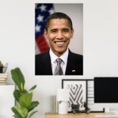 Amerikaans President kiest Barack Obama Poster (Thuiskantoor)