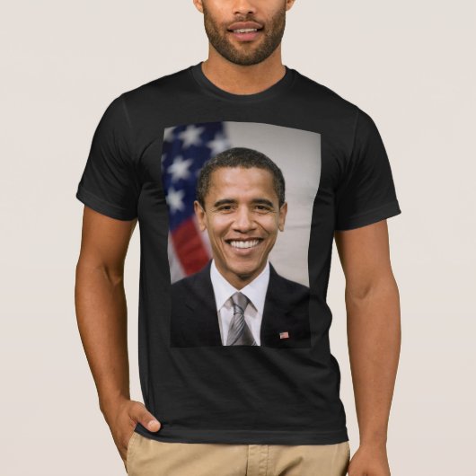 Amerikaans President kiest Barack Obama T-shirt (Voorkant)