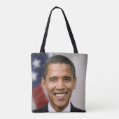 Amerikaans President kiest Barack Obama Tote Bag (Achterkant)