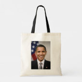 Amerikaans President kiest Barack Obama Tote Bag (Achterkant)