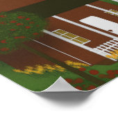 Amerikaans primitief landschap poster (Hoek)