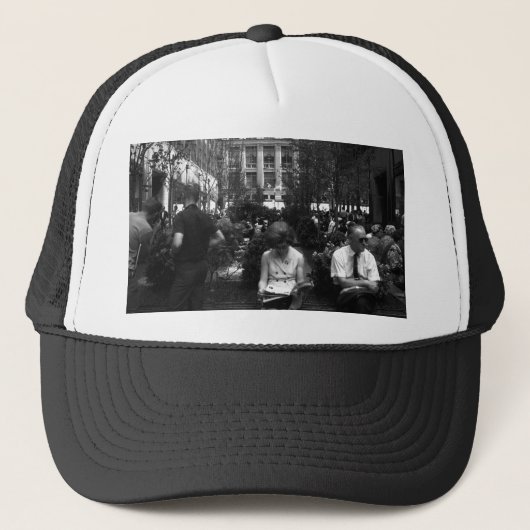  Amerikaans Rockefeller Center 1970 Trucker Pet (Voorkant)