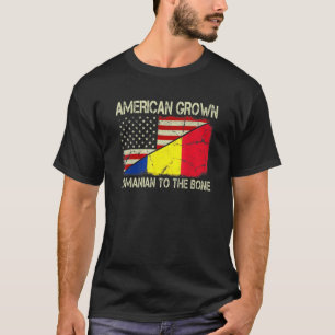 Amerikaans Roemeens aan de bott vs roemenië la T-shirt