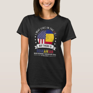 Amerikaans Roemeens Huis in US Patriot Amerikaans  T-shirt