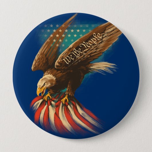  Amerikaans Ronde Button 4,0 Cm (Voorkant)