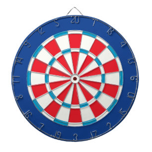 Amerikaans Rood Wit En Blauw Dartbord