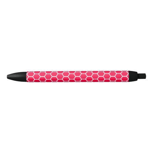 Amerikaans roos octagoon patroon zwarte inkt pen (Voorkant)