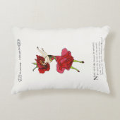 Amerikaans Roos van schoonheid, Whimsical Flowers  Accent Kussen (Voorkant)