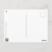 Amerikaans Roos van schoonheid, Whimsical Flowers  Briefkaart (Achterkant)