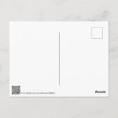 Amerikaans Roos van schoonheid, Whimsical Flowers  Briefkaart (Achterkant)