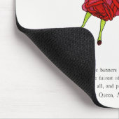 Amerikaans Roos van schoonheid, Whimsical Flowers  Muismat (Hoek)