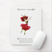 Amerikaans Roos van schoonheid, Whimsical Flowers  Muismat (Met muis)