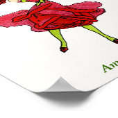 Amerikaans Roos van schoonheid, Whimsical Flowers  Poster (Hoek)