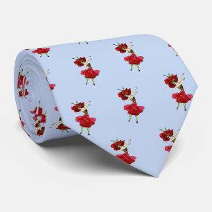 Amerikaans Roos van schoonheid, Whimsical Flowers Stropdas